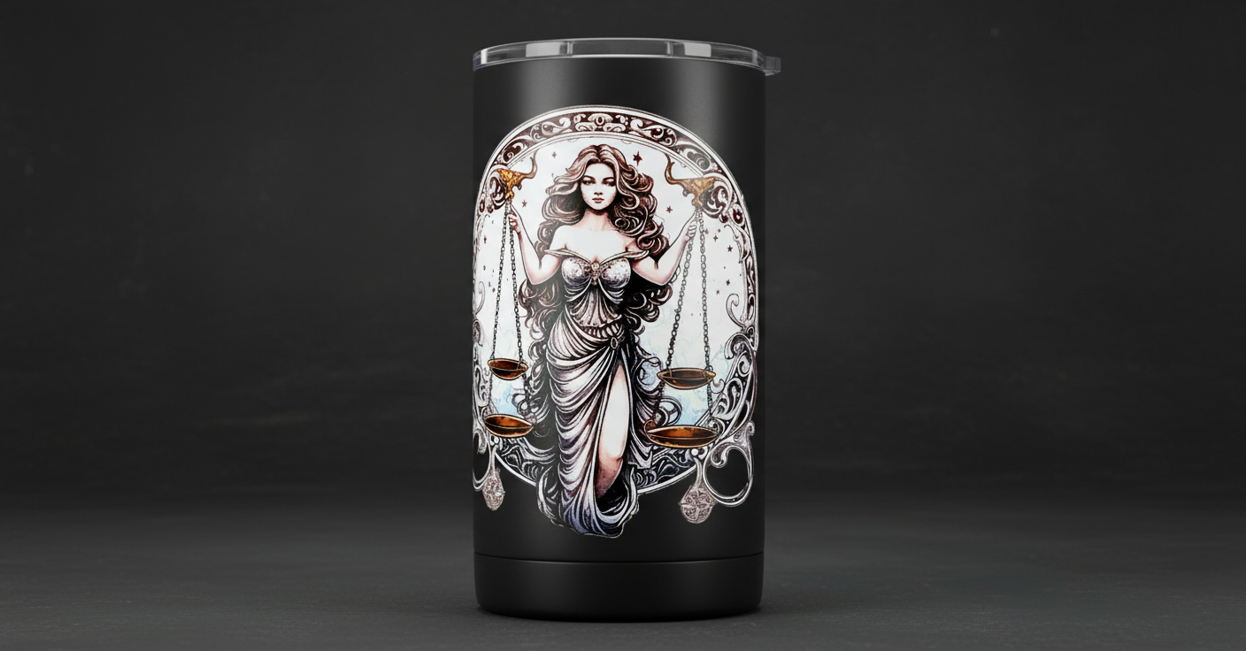 Libra - UVDTF Wrap for cups/hard surfaces sticker