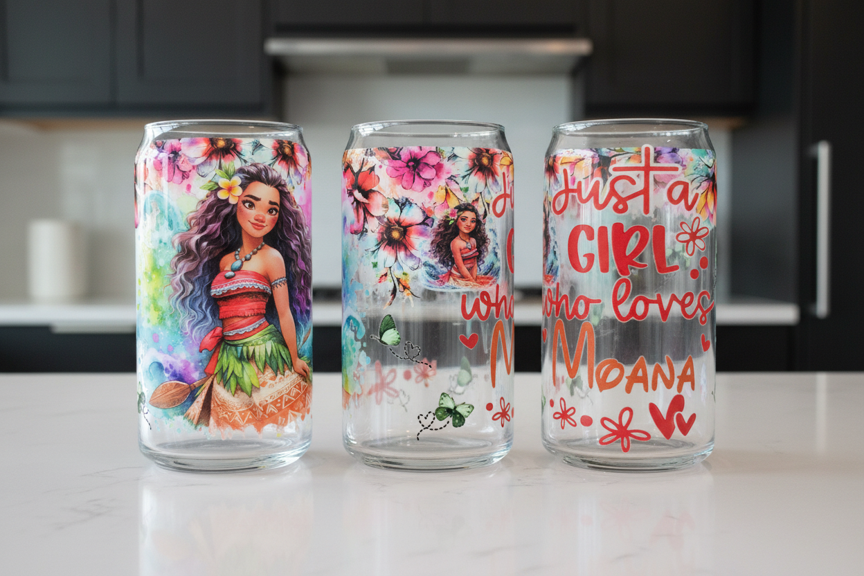 Moana - Envoltura UVDTF de doble cara