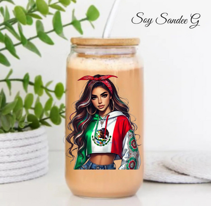 Sexy Mexican Latina #1 - UVDTF Decal for cups/hard surfaces