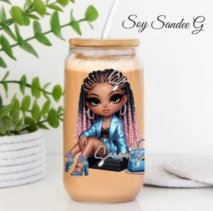 Blue Bag Cutie #2 - UVDTF Decal for cups/hard surfaces sticker