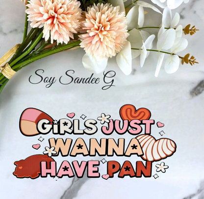 Girls Just Wanna Have Pan - UVDTF Wrap for cups/hard surfaces sticker