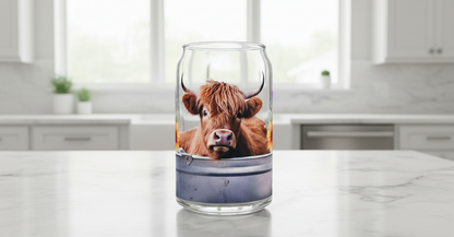 Highland Cow #9 - UVDTF Wrap for cups/hard surfaces sticker
