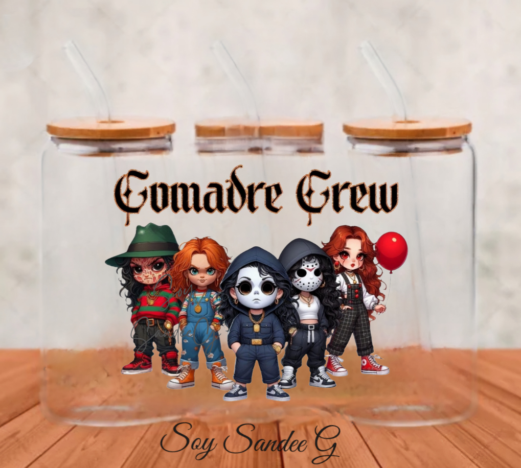 Comadre Crew Dolls - UVDTF Decal for cups/hard surfaces sticker