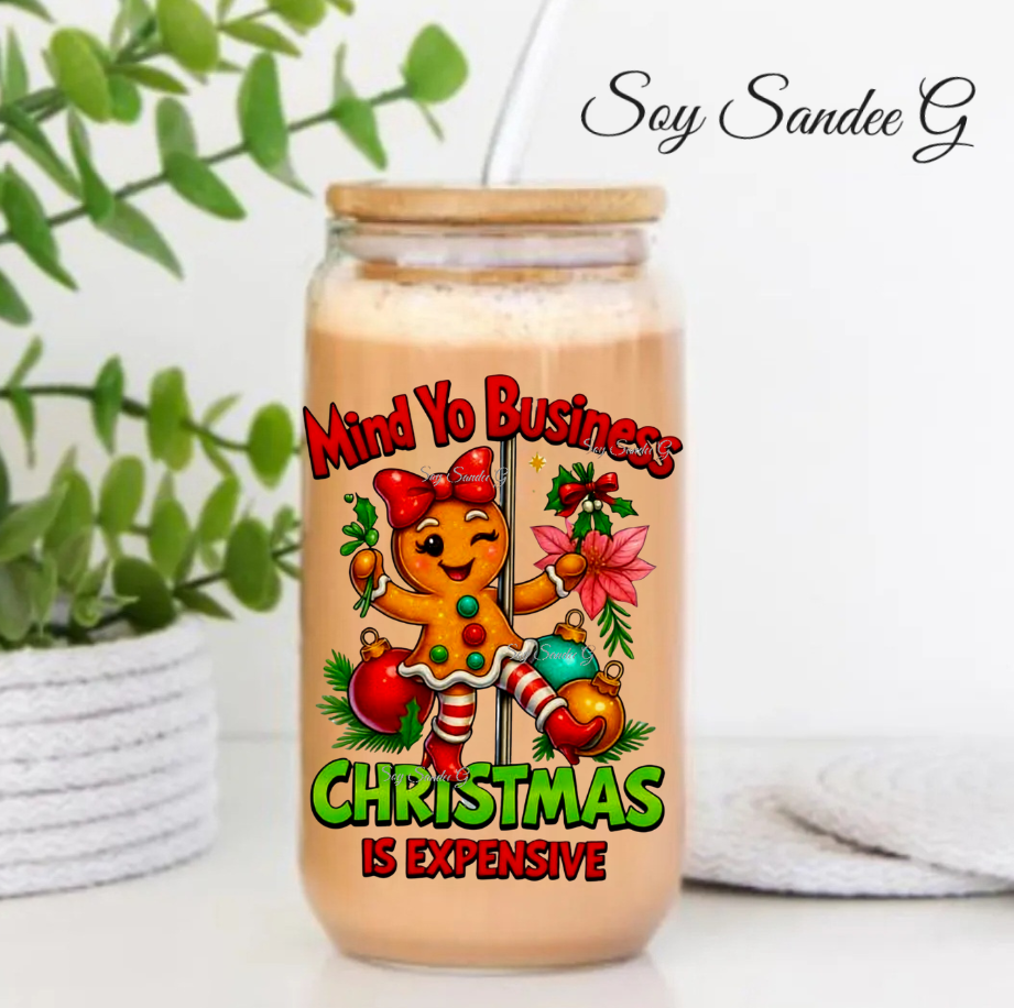 Mind Yo Business Gingerbread Girl - UVDTF Decal for cups/hard surfaces sticker