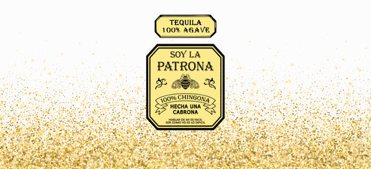 Envoltura UVDTF de tequila amarillo