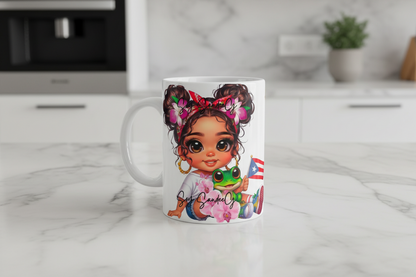 Puerto Rican Cutie #3 -  UVDTF Decal for cups/hard surfaces sticker