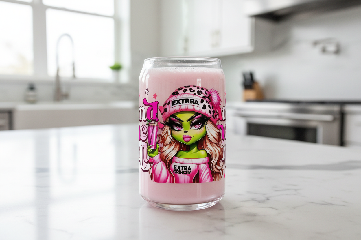 Candy Cane Cutie - UVDTF Wrap for cups/hard surfaces