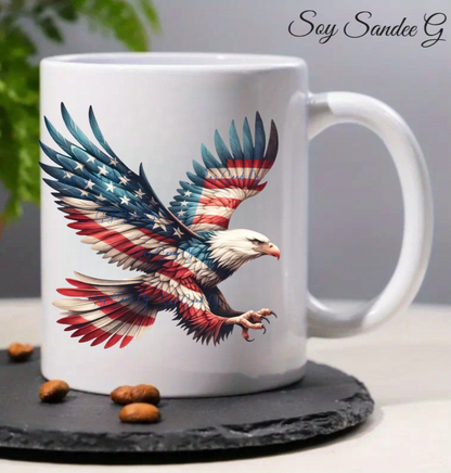 Patriotic Eagle #1 - UVDTF Decal for cups/hard surfaces sticker