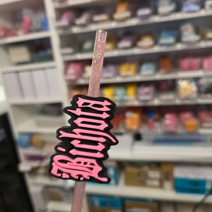 3D Straw Topper