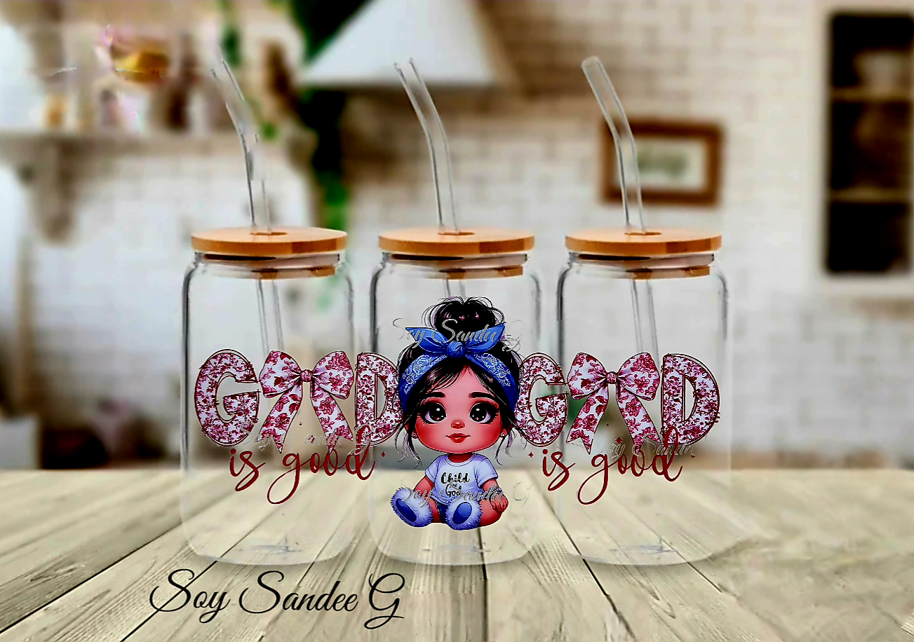 God Is Good - UVDTF Wrap for cups/hard surfaces sticker