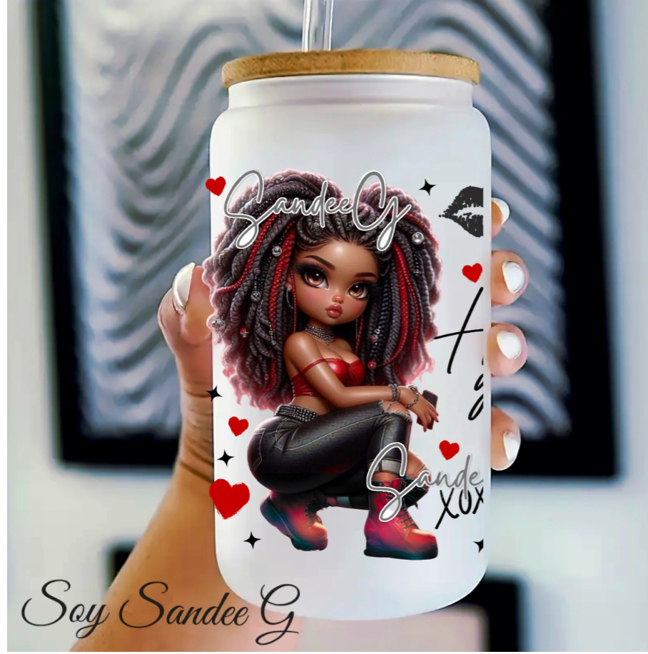 Hello Gorgeous Red - UVDTF Decal for cups/hard surfaces sticker