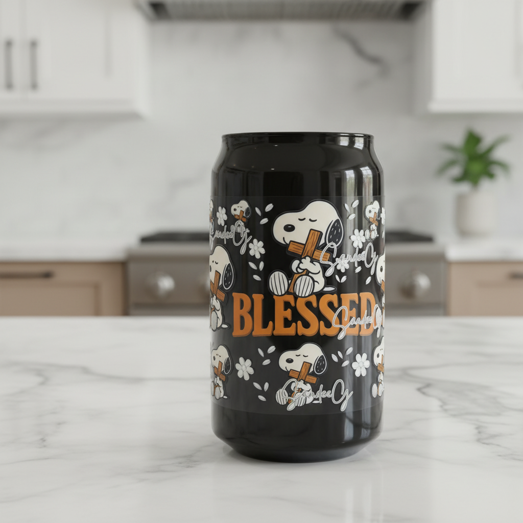 Blessed Snoopy - UVDTF Wrap for cups/hard surfaces sticker