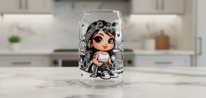 Lowrider Cutie - UVDTF Wrap for cups/hard surfaces sticker