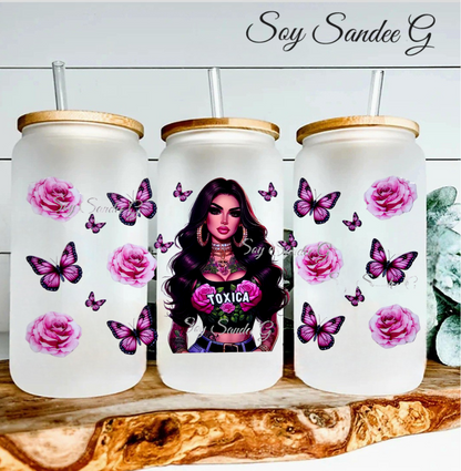 Tóxica Purple Diva - UVDTF Decal for cups/hard surfaces sticker