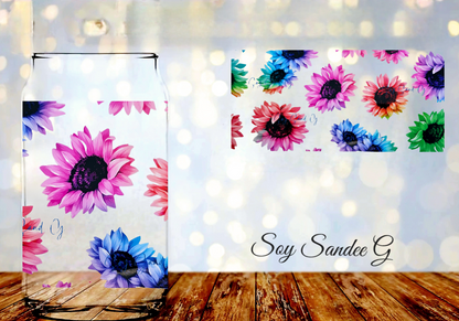 Colorful Daisies - UVDTF Wrap fo rcups/hard surfaces sticker