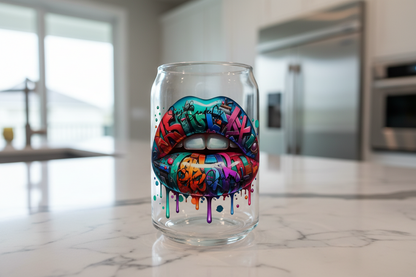 Graffiti Lips - UVDTF Decal for cups/hard surfaces sticker