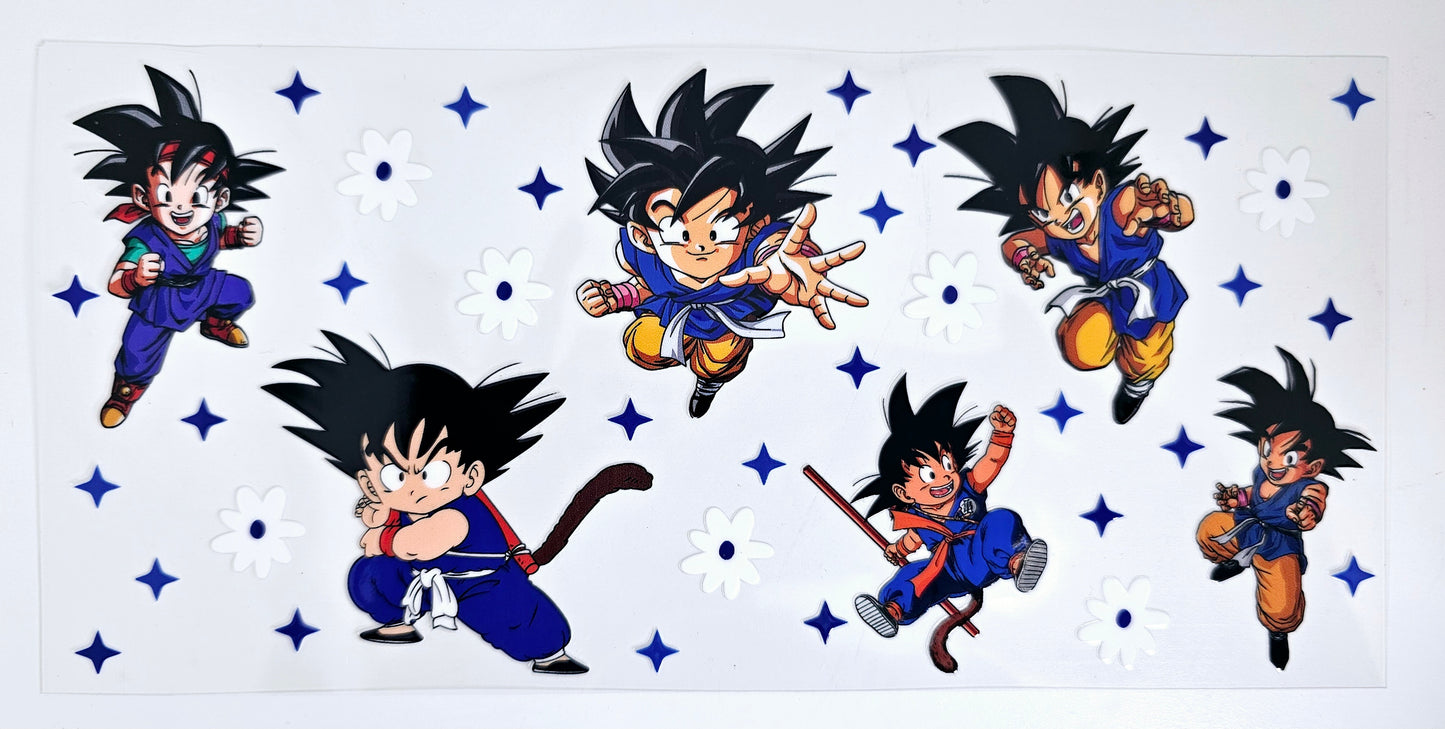 Dragonball Blue Uniform UVDTF wrap