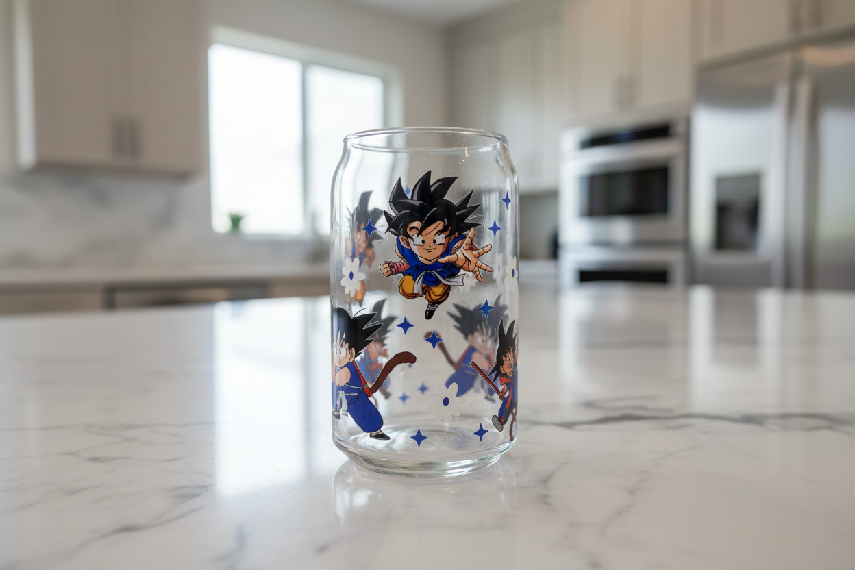 Dragonball Blue Uniform - UVDTF wrap for cups/hard surfaces sticker