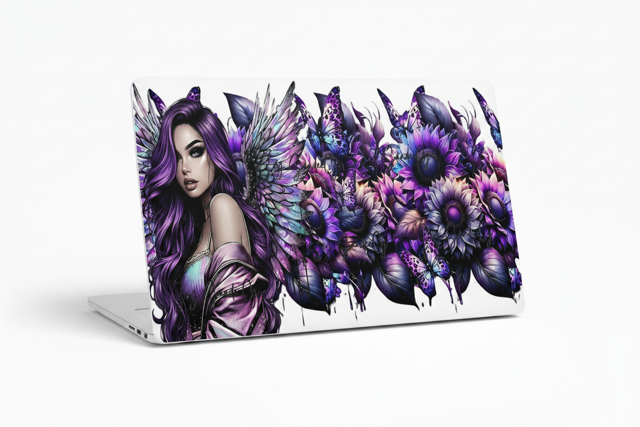Purple Angel - UVDTF Wrap for cups/hard surfaces sticker