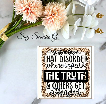 I Suffer from that Disorder - UVDTF Decal for cups/hard surfaces sticker