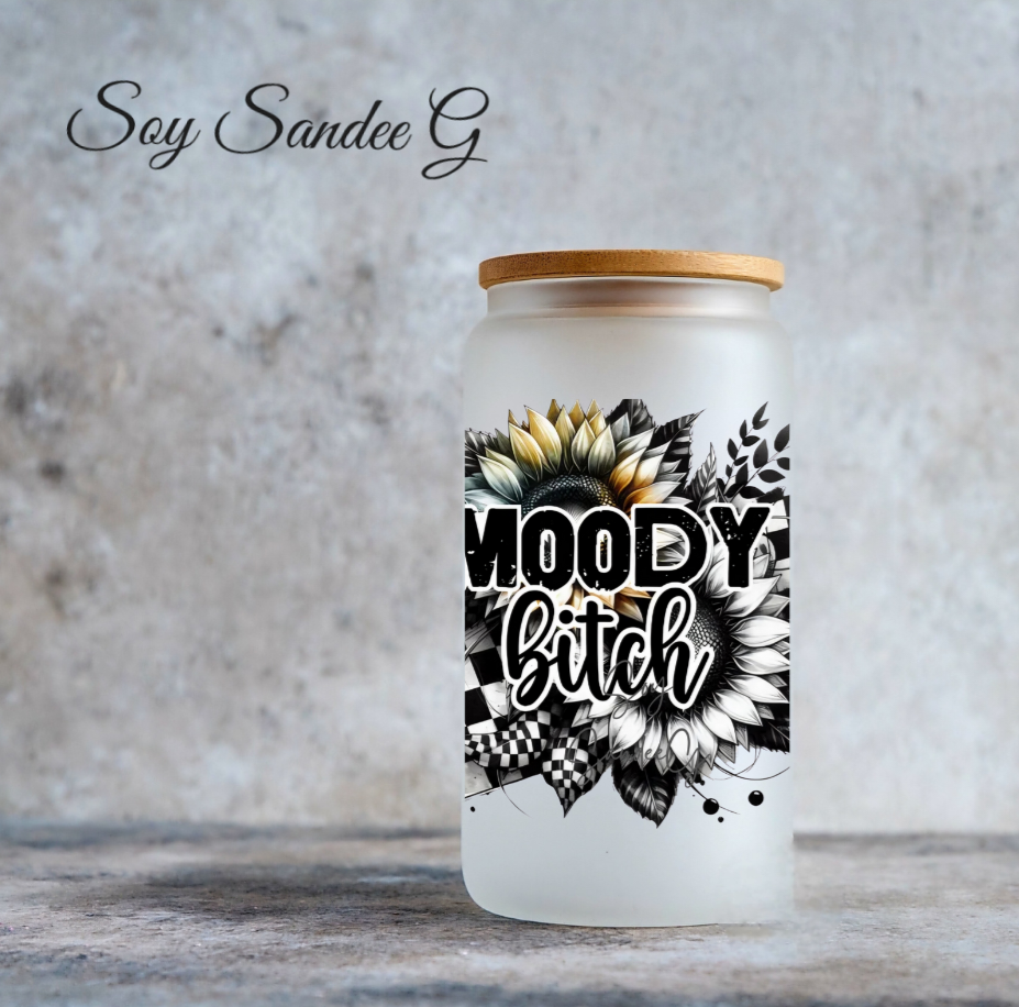 Moody Bitch - UVDTF Decal for cups/hard surfaces sticker
