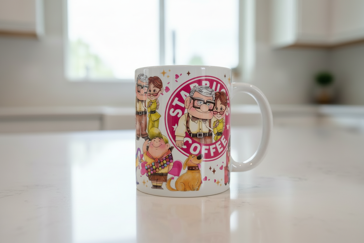 Up Starbucks - UVDTF Wrap for cups/hard surfaces sticker