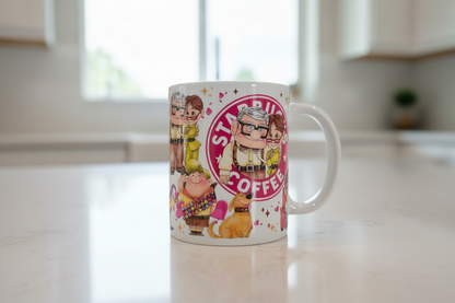 Up Starbucks - UVDTF Wrap for cups/hard surfaces sticker