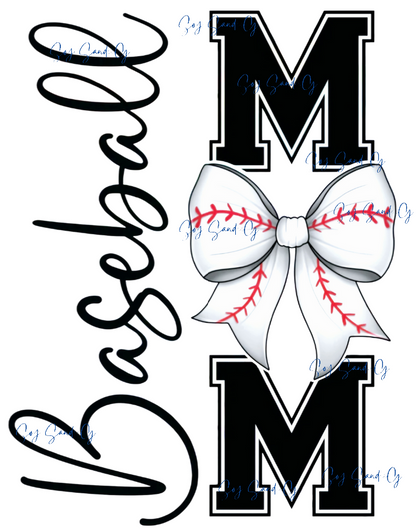 Baseball Mom - UVDTF Decal for cups/hard surfaces