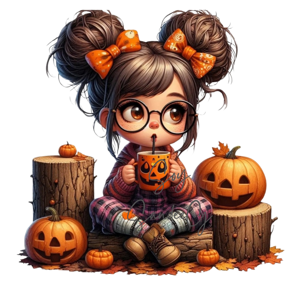 Pumpkin Cutie - UVDTF Decal for cups/hard surfaces sticker