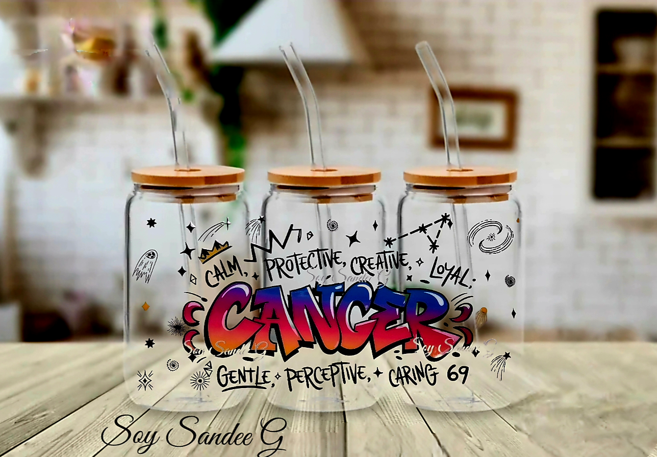 Graffiti Cancer - UVDTF Wrap for cups/hard surfaces sticker