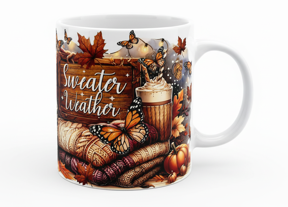 Sweater Weather - UVDTF Wrap for cups/hard surfaces sticker