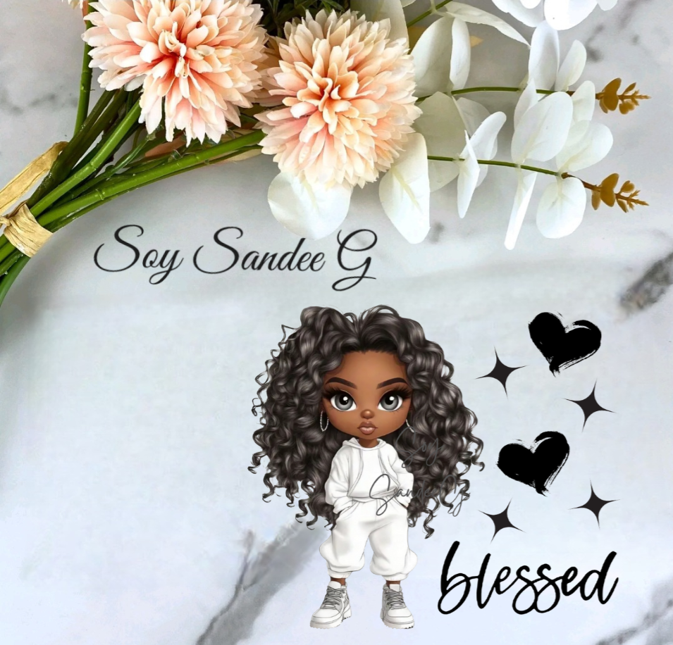 White Joggers Blessed - UVDTF Decal for cups/hard surfaces sticker