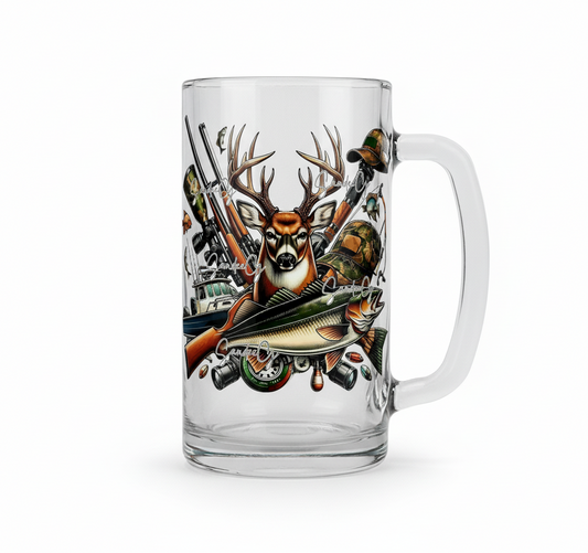 Fish, Shoot, Hunt - UVDTF Decal for cups/hard surfaces sticker