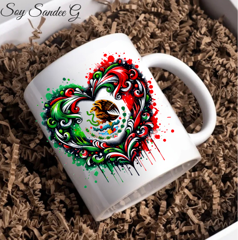 Mexican Heart - UVDTF Decal for cups/hard surfaces