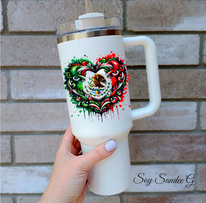 Mexican Heart - UVDTF Decal for cups/hard surfaces