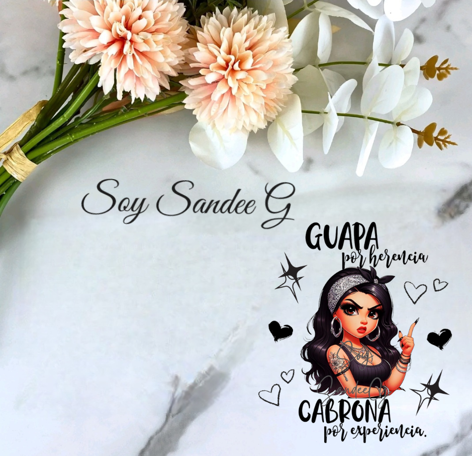 Guapa por Herencia (Hereditary Cuteness) - UVDTF Decal for cups/hard surfaces sticker