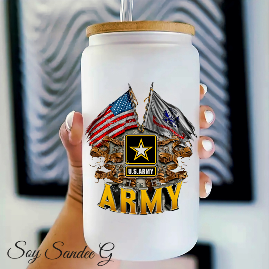 Army - UVDTF Decal for cups/hard surfaces sticker