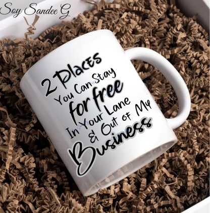 Out of my Business - UVDTF Decal for cups/hard surfaces sticker