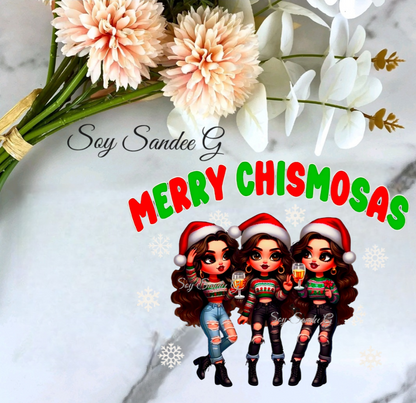 Merry Chismosas (Merry Gossips) - UVDTF Decal for cups/hard surfaces sticker