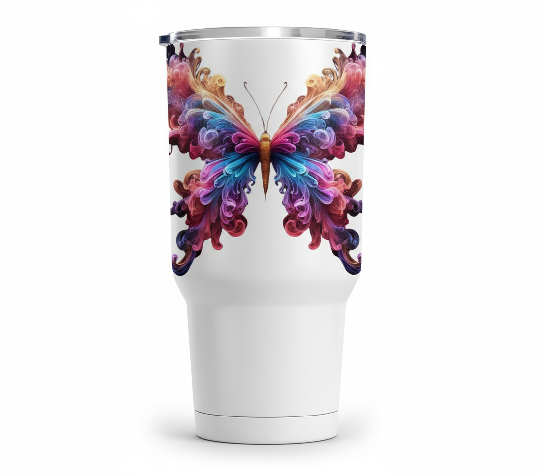 Calcomanía UVDTF Smoke Butterfly n.° 9