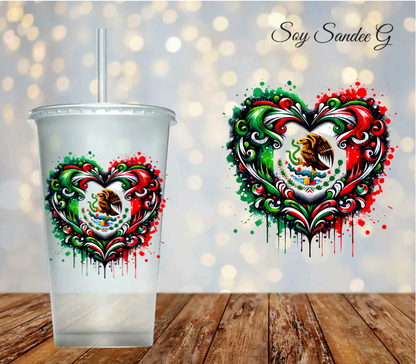 Mexican Heart - UVDTF Decal for cups/hard surfaces