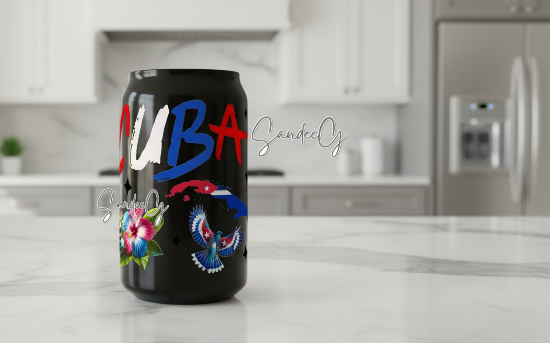 Cuba - UVDTF Wrap for cups/hard surfaces sticker