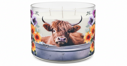 Highland Cow #9 - UVDTF Wrap for cups/hard surfaces sticker