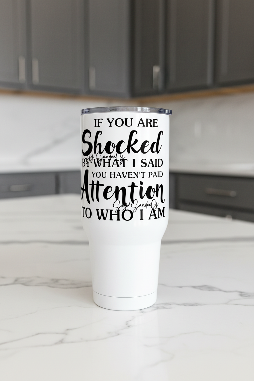 If You Are Shocked - UVDTF Decal for cups/hard surfaces sticker