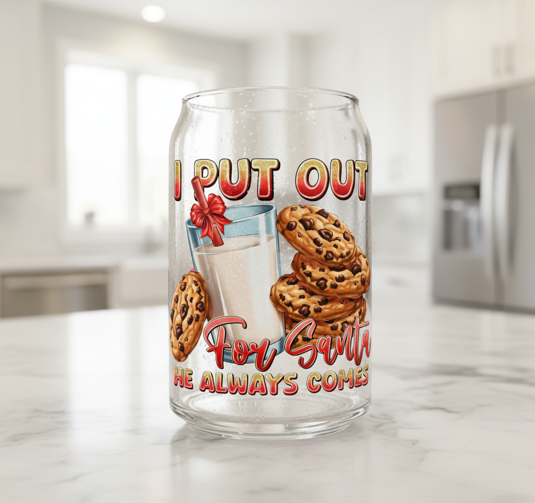 I Put Out For Santa - UVDTF Decal for cups/plates/hard surfaces sticker