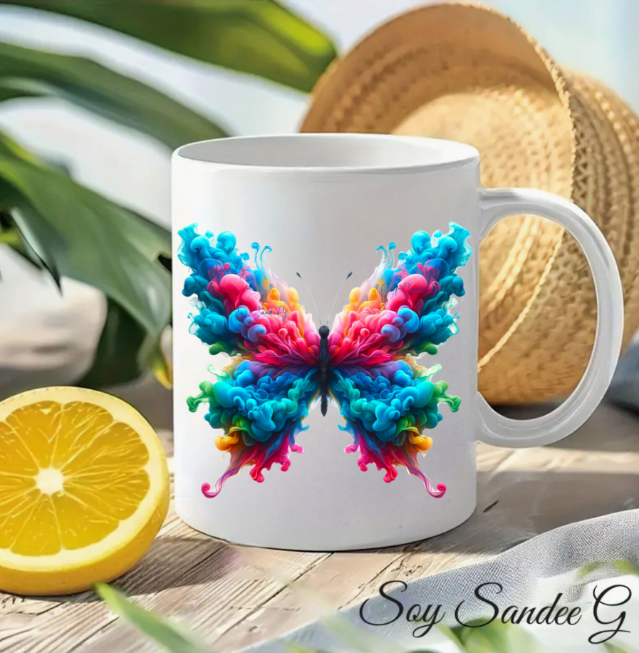 Calcomanía UVDTF Smoke Butterfly n.° 8