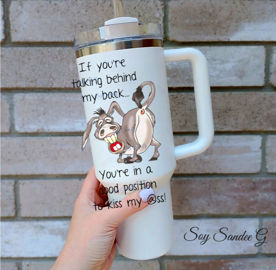 Donkey - UVDTF Decal for cups/hard surfaces sticker