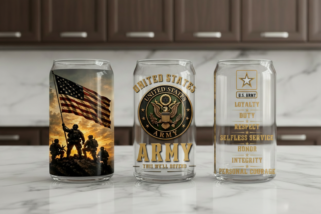 Army - UVDTF Wrap for cups/hard surfaces sticker