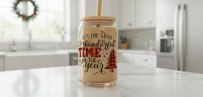 Merry Christmas Plaid - UVDTF Wrap for cups/hard surfaces sticker