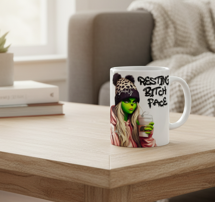 Resting Bitch Face - UVDTF Decal for cups/hard surfaces sticker